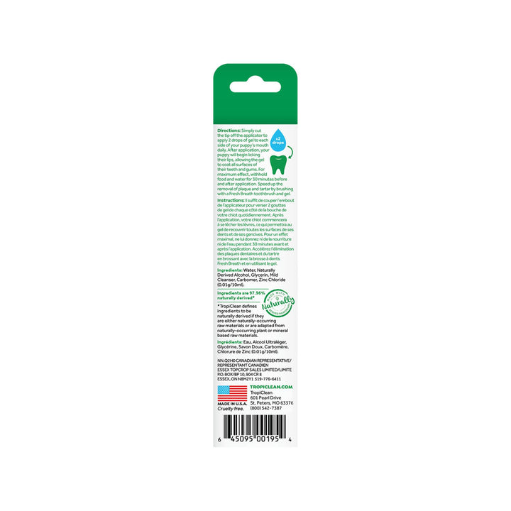 Fresh Breath Puppy Clean Teeth Gel - abkgrooming