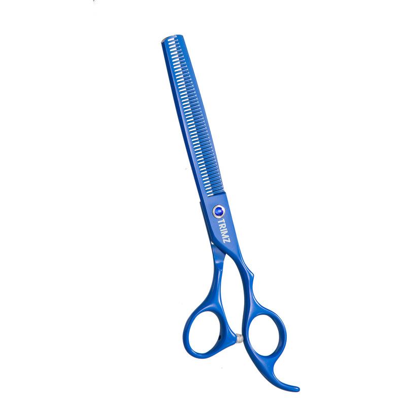 Trimz Trendy Pet Grooming Scissors Kit, 7" - Royal Blue
