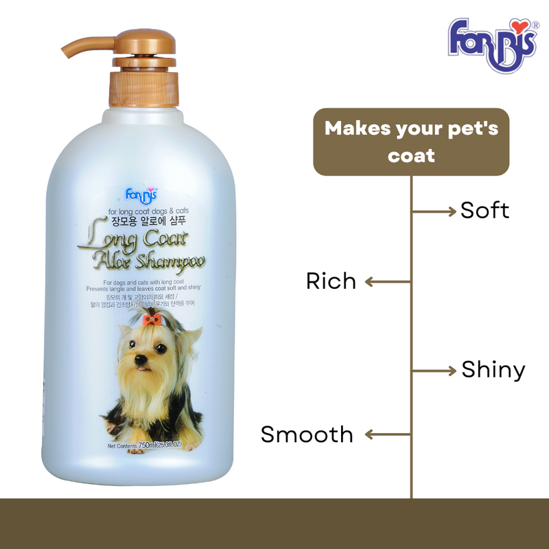 Forbis Long Coat Aloe Shampoo, 750 ml