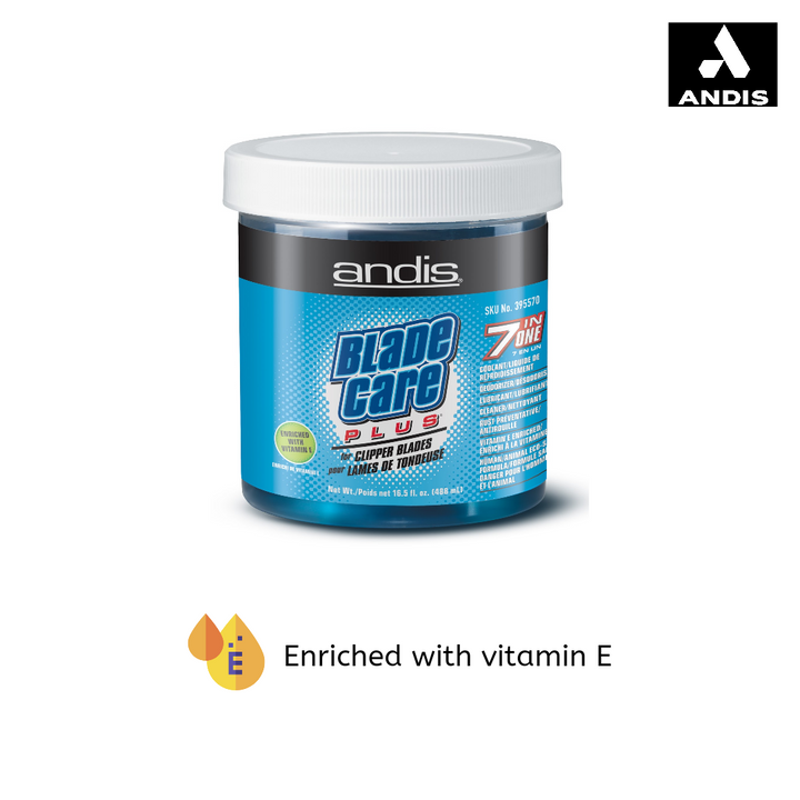 Andis Blade Care Plus Dip Jar - ABK Grooming blade care, clipper oil, blade oil, clipper maintenance, blade coolant,clipper blades, dog clipper blades, trimmer blade, replaceable blade, pet supply, dog accessory, pet grooming products, dog grooming tools,