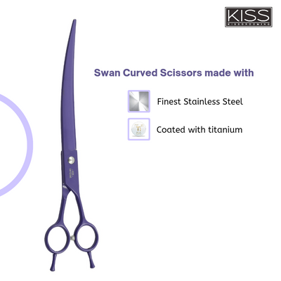 Swan Curved Scissors, 8.5 inch