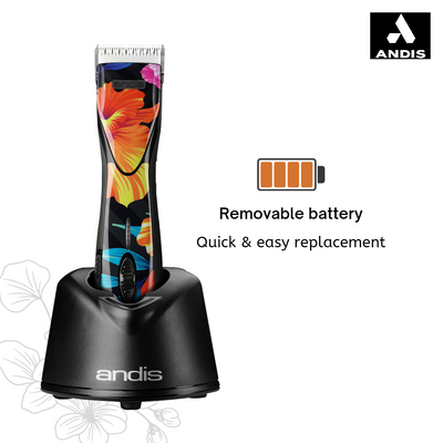Andis DBLC Pulse ZR II Cordless Clipper - Flora Limited Edition