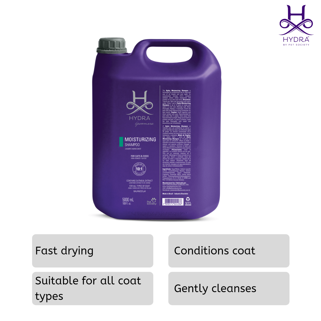 Hydra Professional Moisturizing Pet Shampoo, 5 liter