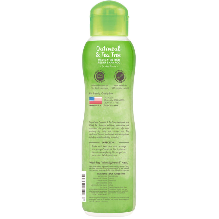 Oatmeal & Tea Tree Shampoo - ABK Grooming, Natural dog shampoo, Bet dog shampoo for itchness, Shampoo under  1000, Shampoo for dogs with sensitive skin, Made in US dog shampoo, itchiness treatment for dogs, Grooming dog shampoo, Grooming and wellness, Health and wellness for dogs