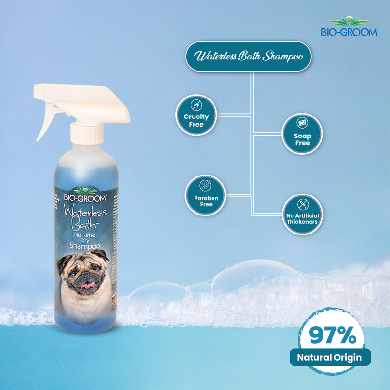 Biogroom WaterLess Bath No Rinse Tear Free Dog Shampoo