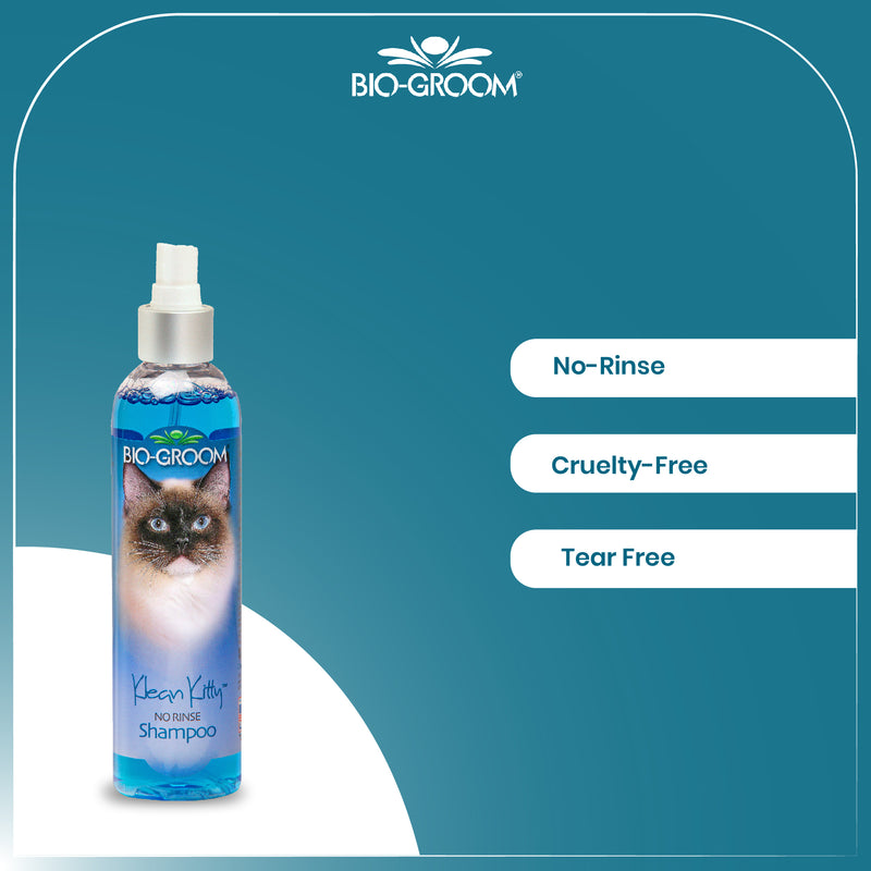 Biogroom Klean Kitty Waterless Shampoo For Cats, 236 ml