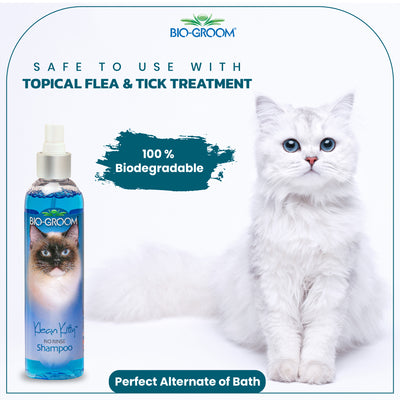 Biogroom Klean Kitty Waterless Shampoo For Cats, 236 ml