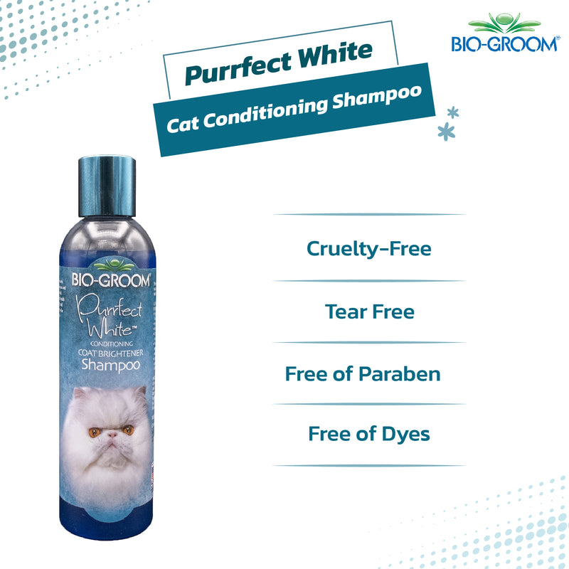 Purrfect White Cat Conditioning Shampoo, 236 ml