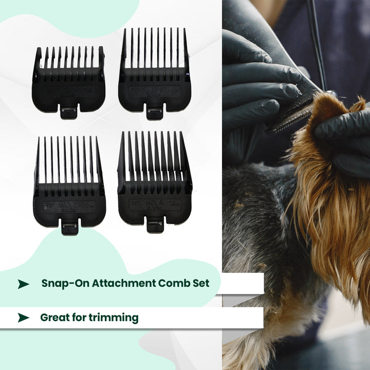 Andis Plastic Snap-On Attachment Comb Set