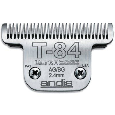 Andis T-84 UltraEdge® Detachable Pet Clipper Blade 3/32" for stripping heavy coatABK Grooming