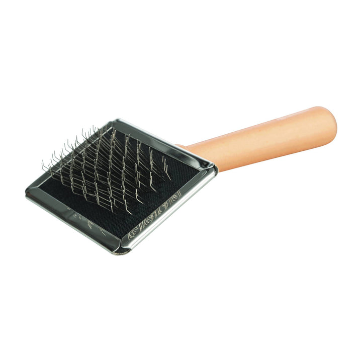 Trixie Slicker Brush with Brush Cleaner for pet