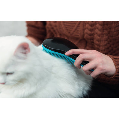 Trixie Pet Grooming Brush with Soft Plastic Bristles - Pack of 2A