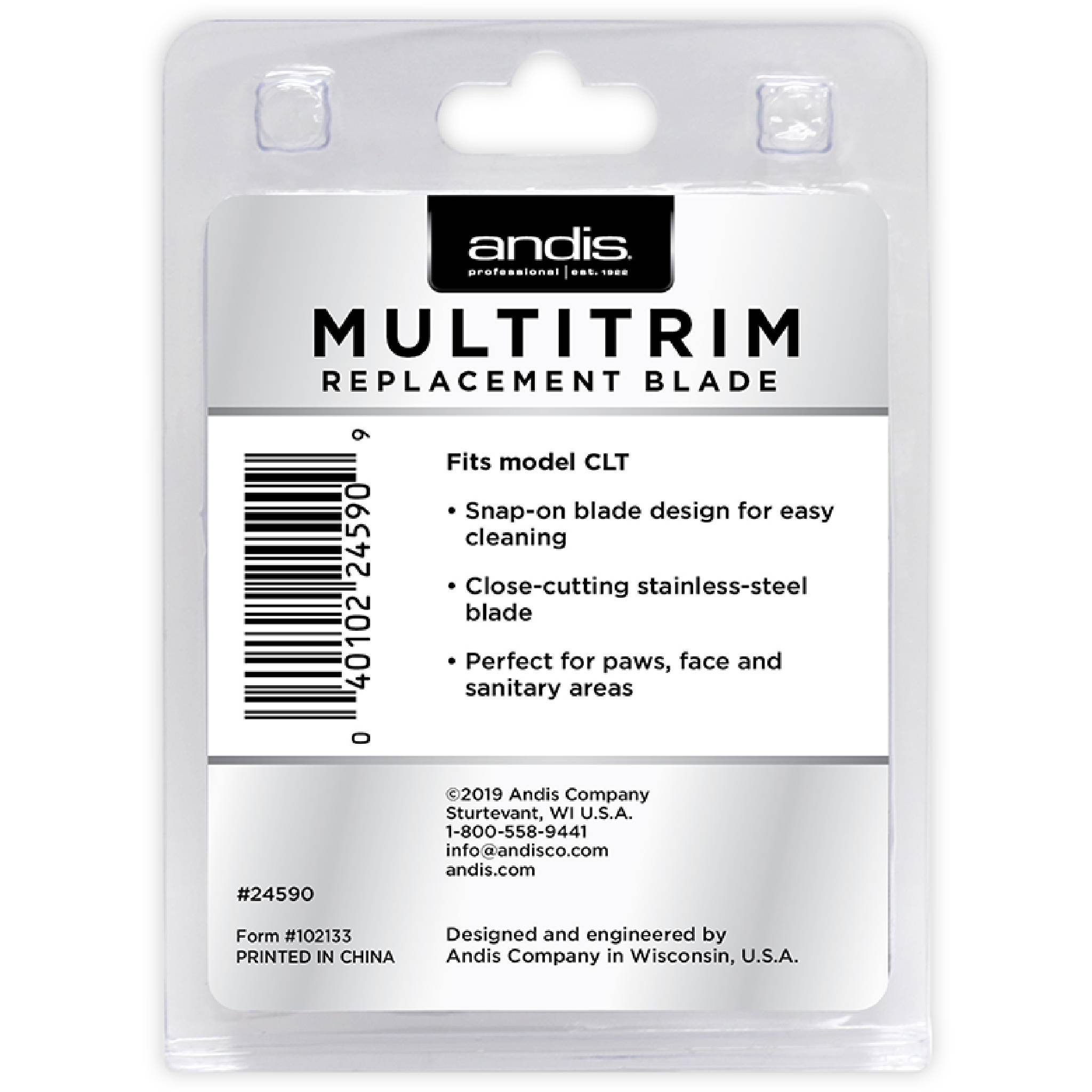 Andis #10 Multi Trim CLT Pet Clippers Replacement Blade