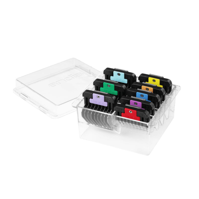 universal stainless steel comb 8-piece set, andis universal stainless steel combs 8-piece set, andis® universal stainless steel 8-piece comb set
