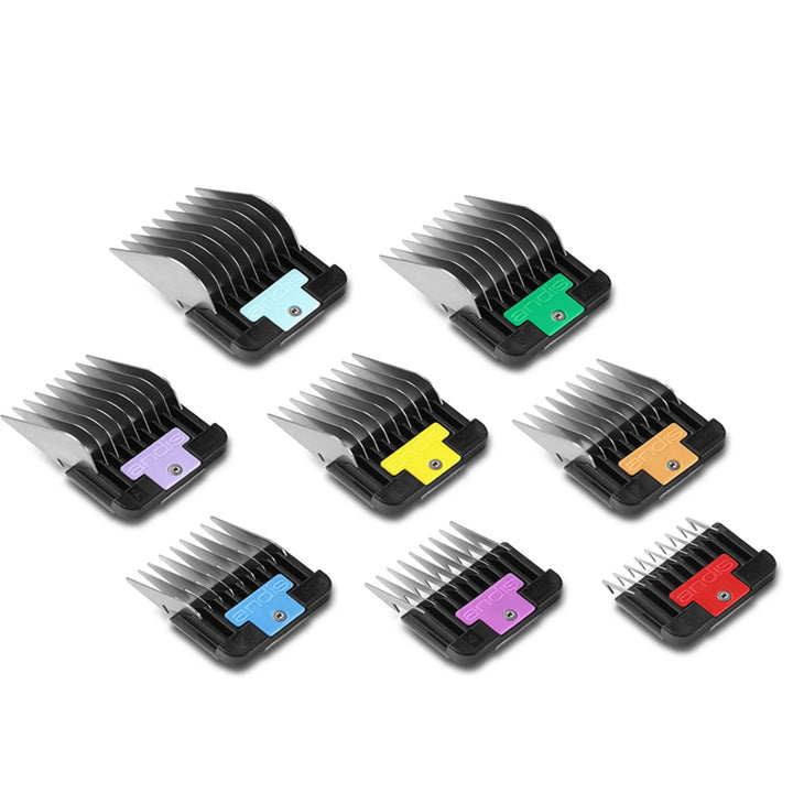 universal stainless steel comb 8-piece set, andis universal stainless steel combs 8-piece set, andis® universal stainless steel 8-piece comb set