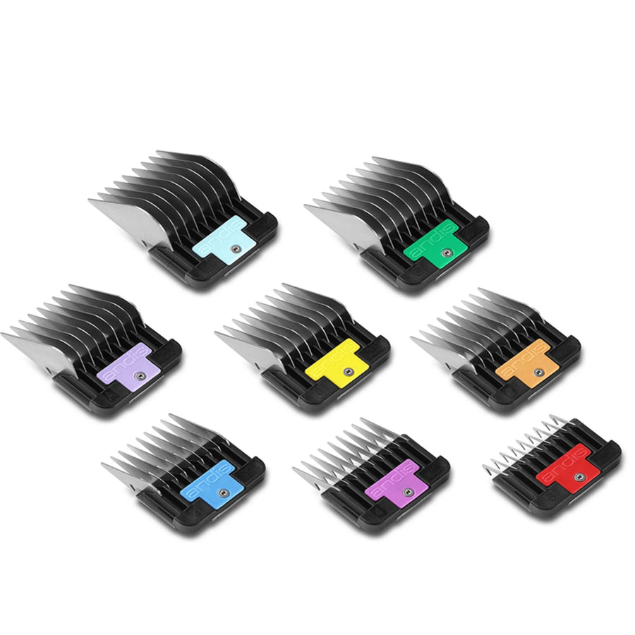 universal stainless steel comb 8-piece set, andis universal stainless steel combs 8-piece set, andis® universal stainless steel 8-piece comb set