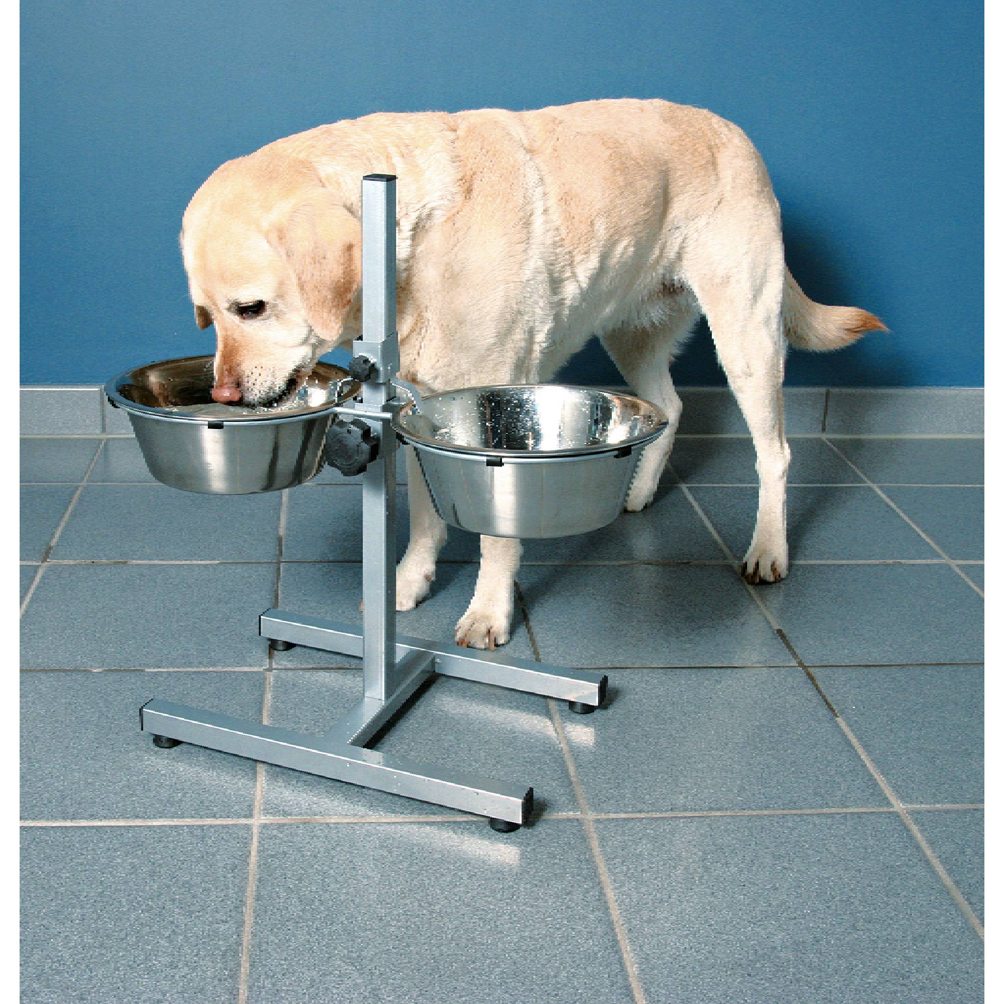Trixie Dog Bar with Stainless - Steel Feeding Bowls