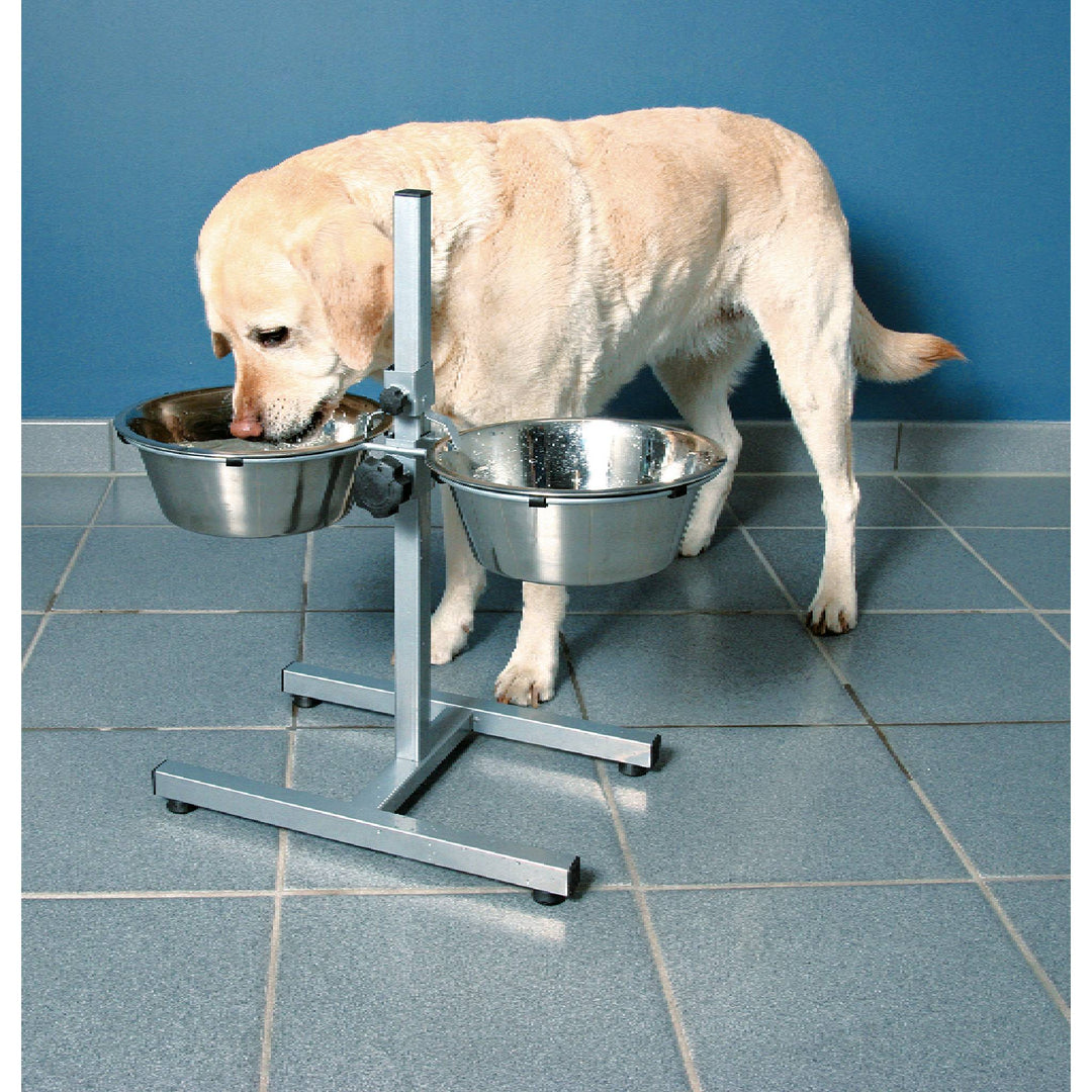 Trixie Dog Bar with Feedig Bowls