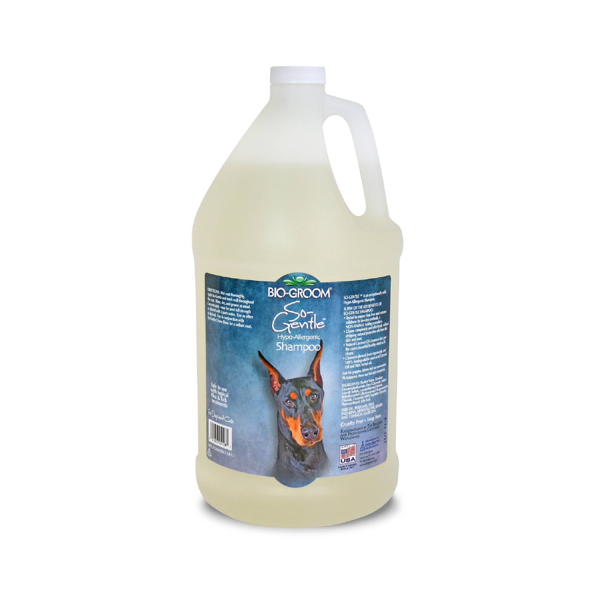 Bio-Groom So Gentle Hypo-Allergenic Pet Shampoo for Cats and Dogs- 3.8 Litres