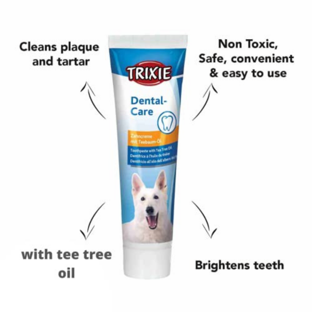 Trixie Dog Toothpaste with Tea Tree Oil Flavour 100gm ABK grooming