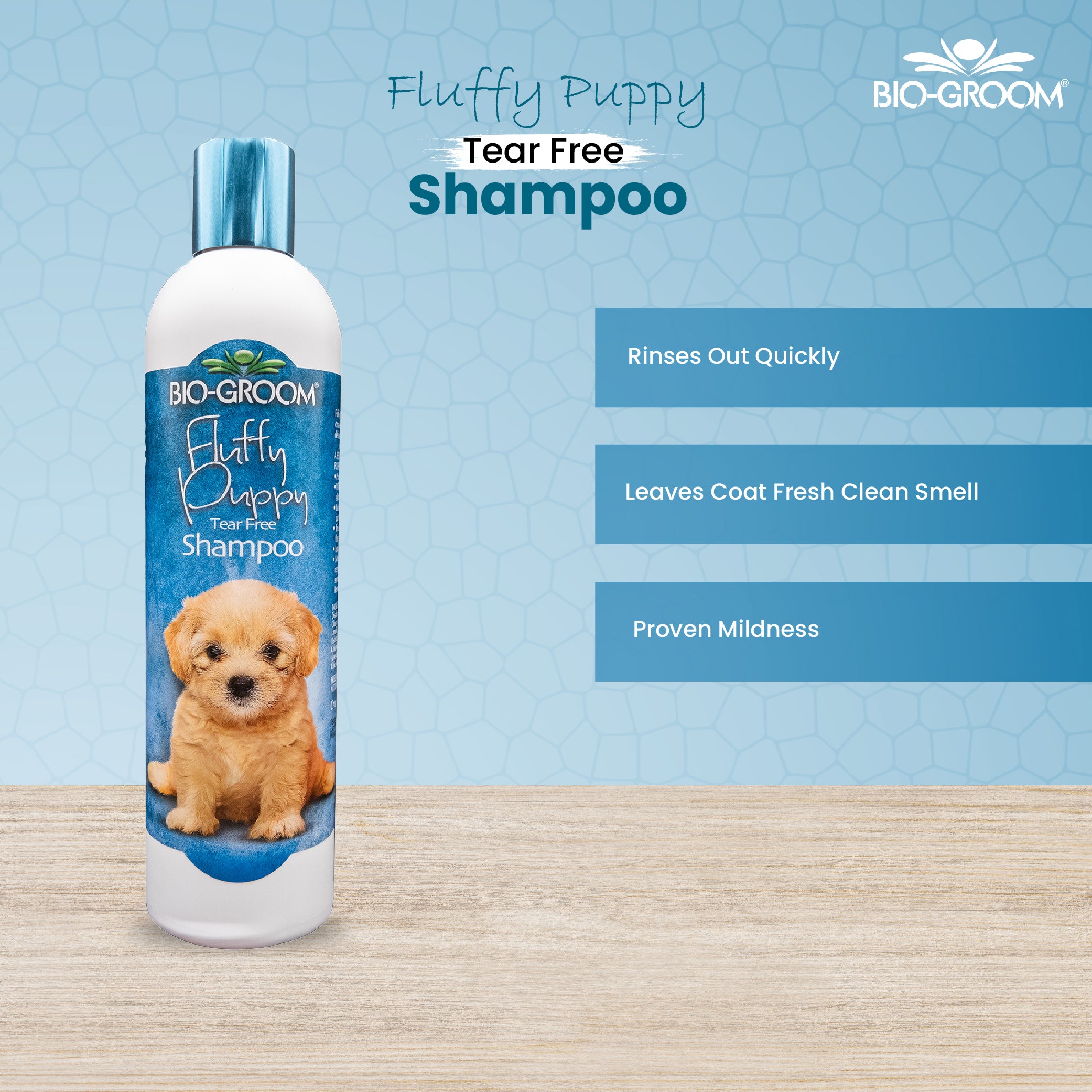 Bio-groom Fluffy Puppy Tear Free Shampoo, 355ml