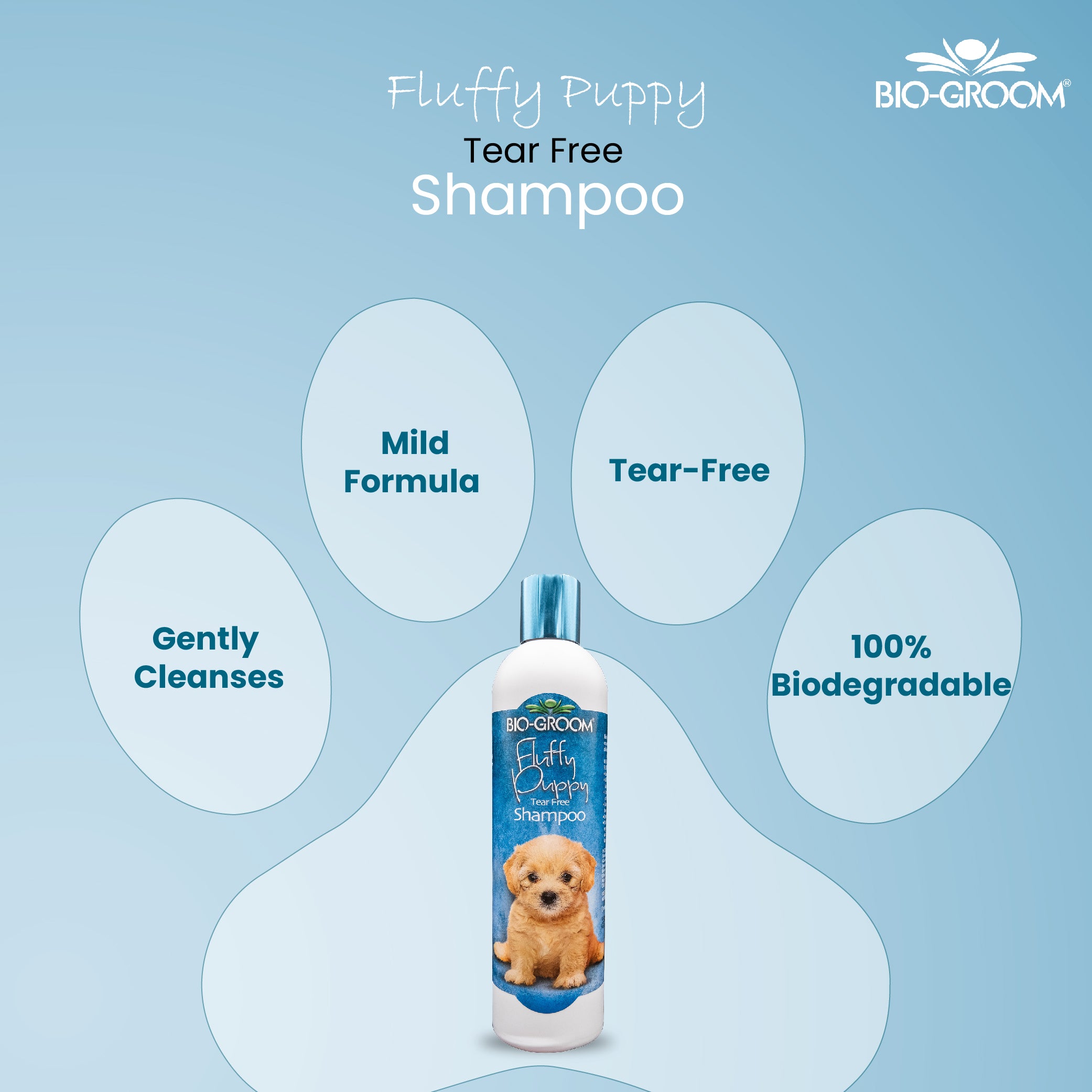 Bio-groom Fluffy Puppy Tear Free Shampoo, 355ml