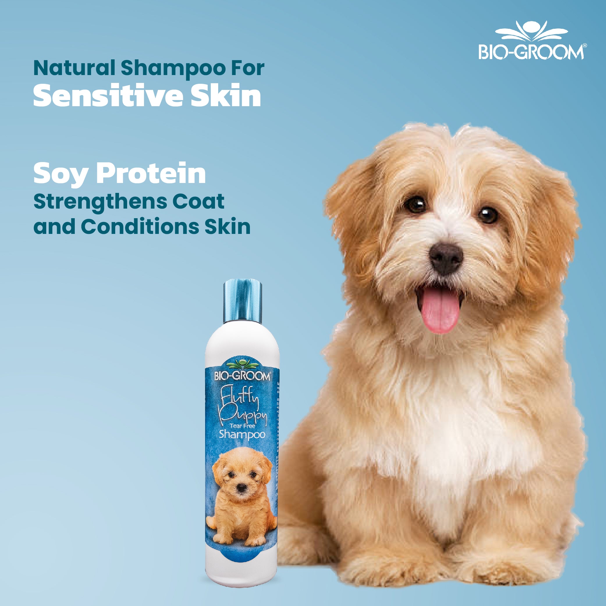 Bio-groom Fluffy Puppy Tear Free Shampoo, 355ml