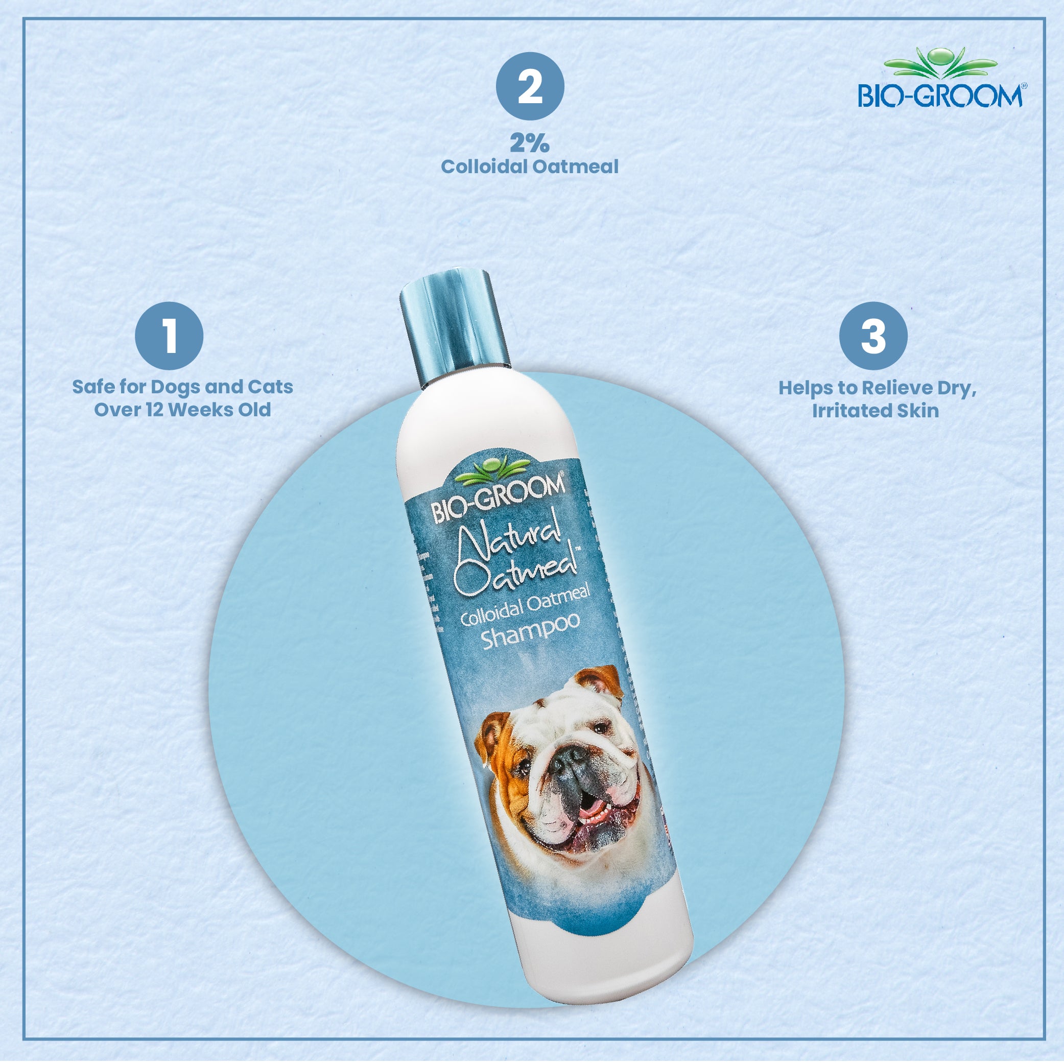 Bio-Groom Natural Oatmeal Soothing Dog Shampoo