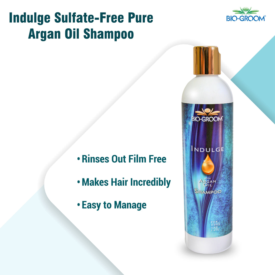 Biogroom Indulge Sulfate-Free Argan Oil Shampoo For Dogs, 355 ml