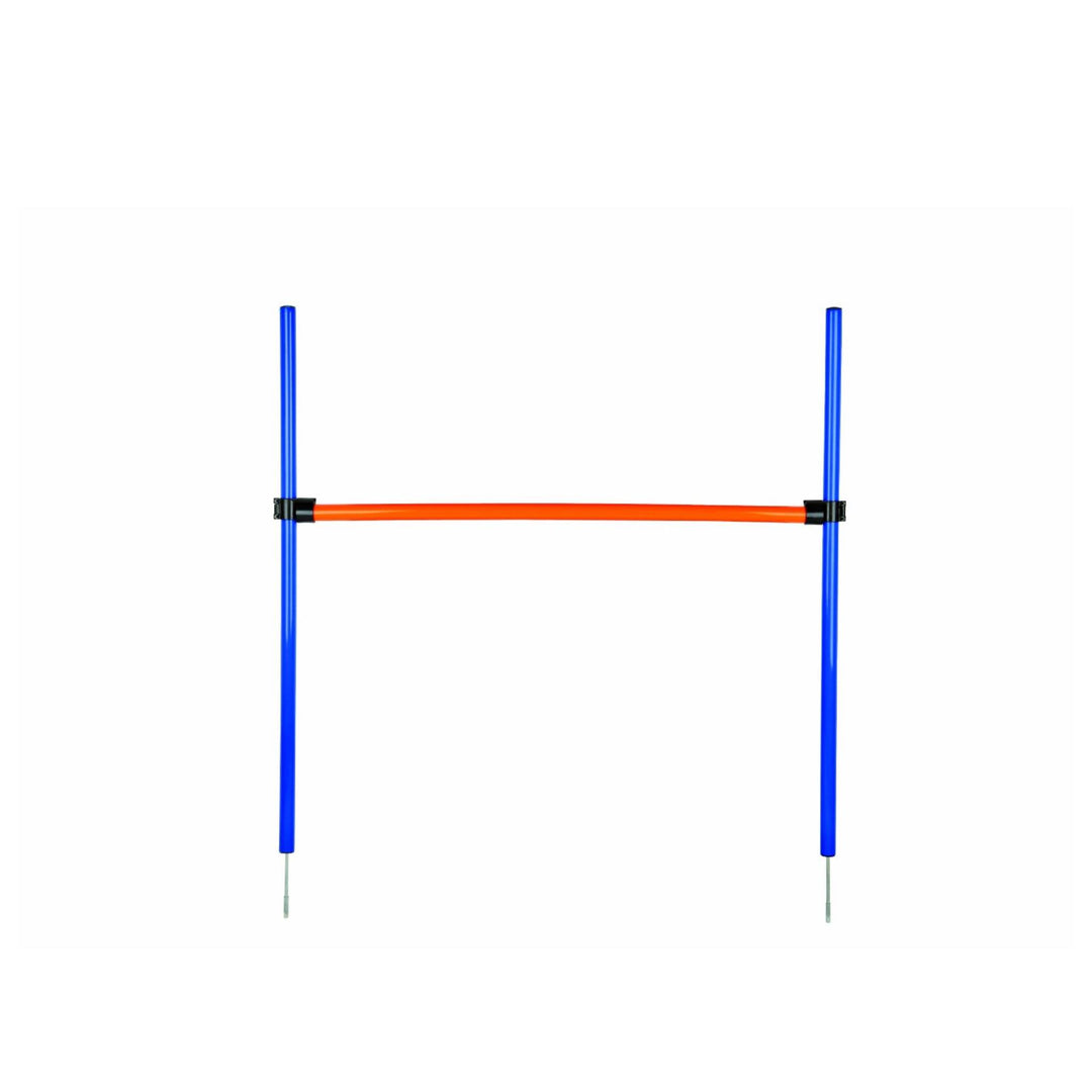 Dog Agility Hurdle, Blue/Orange, 4 ft. x 3.8 ft x ø 1.2 inch