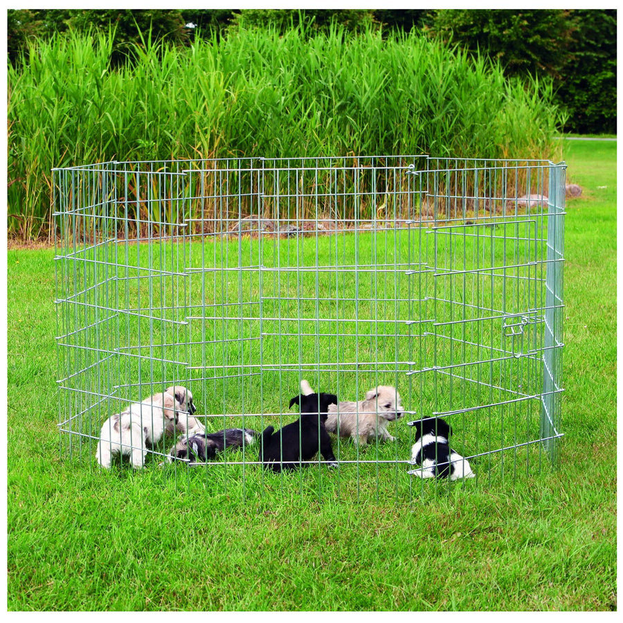 Trixie Natural Puppy Run, Galvanized