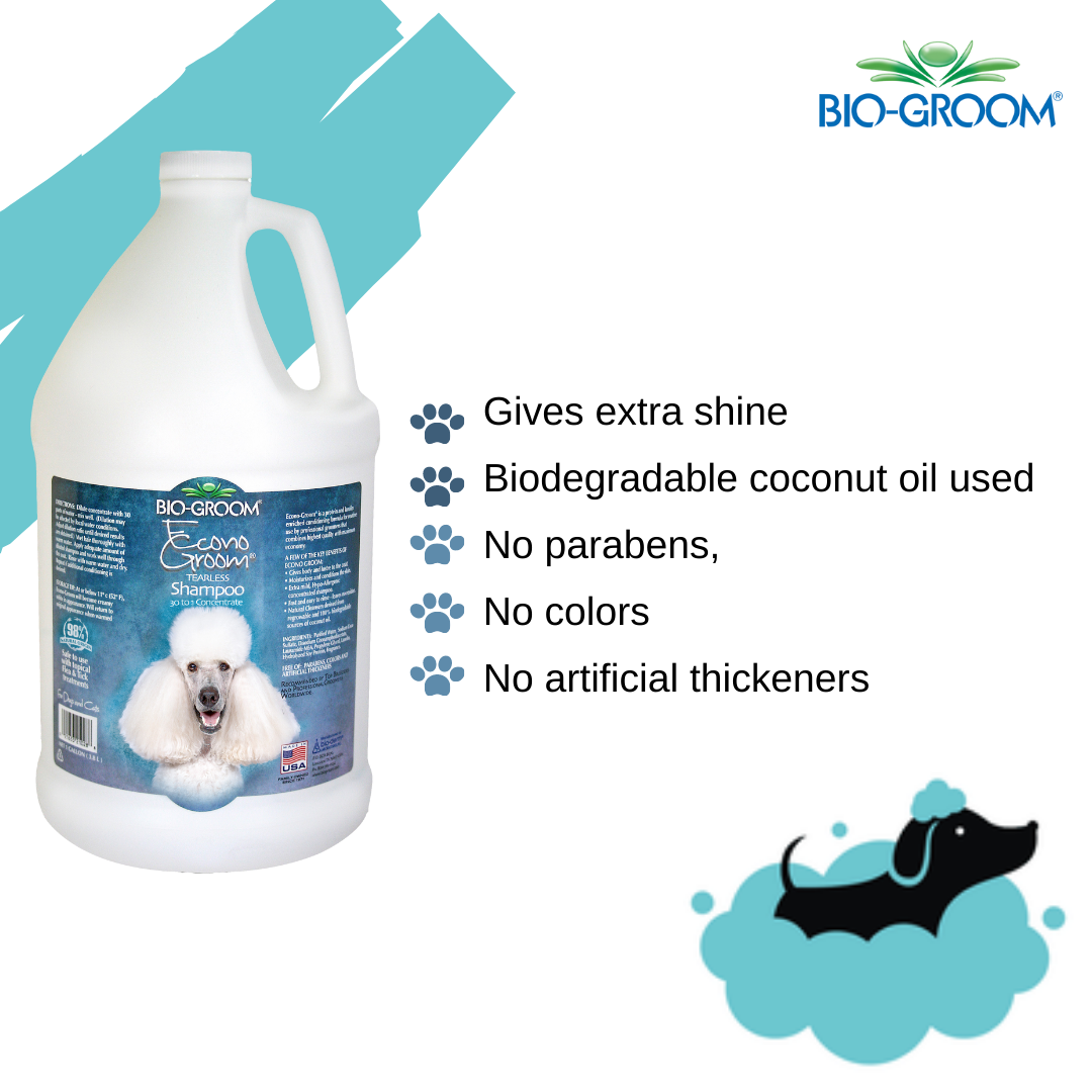Biogroom Econo Groom Tearless Shampoo for Cats and Dogs