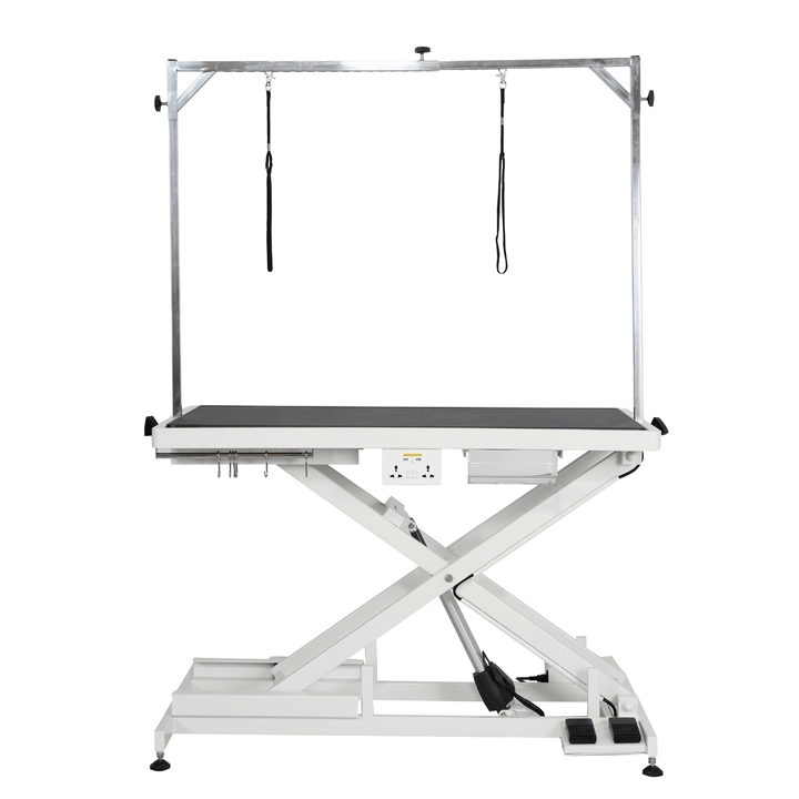 Aeolus Magna X-Pro Electric Lifting Pet Grooming Table, white