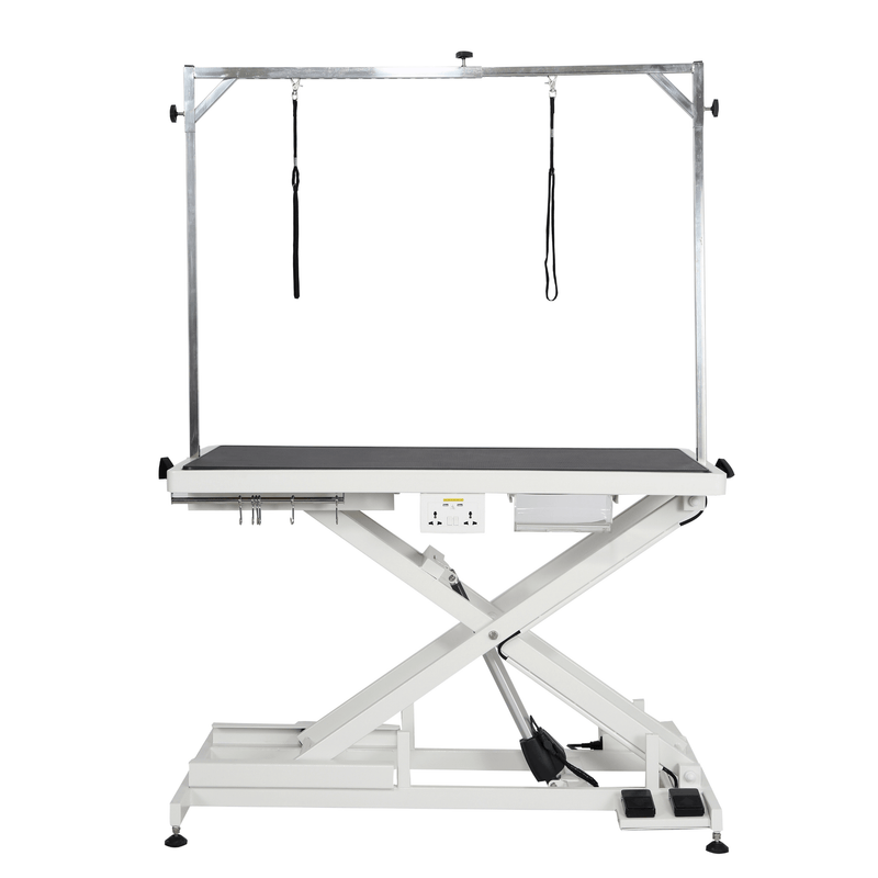 Aeolus Magna X-Pro Electric Lifting Pet Grooming Table, white