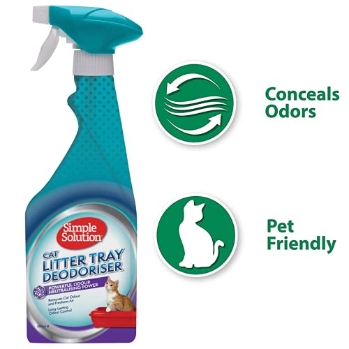 Simple Solution Cat Litter Deodorizer, Long Lasting Odour Control 500ml