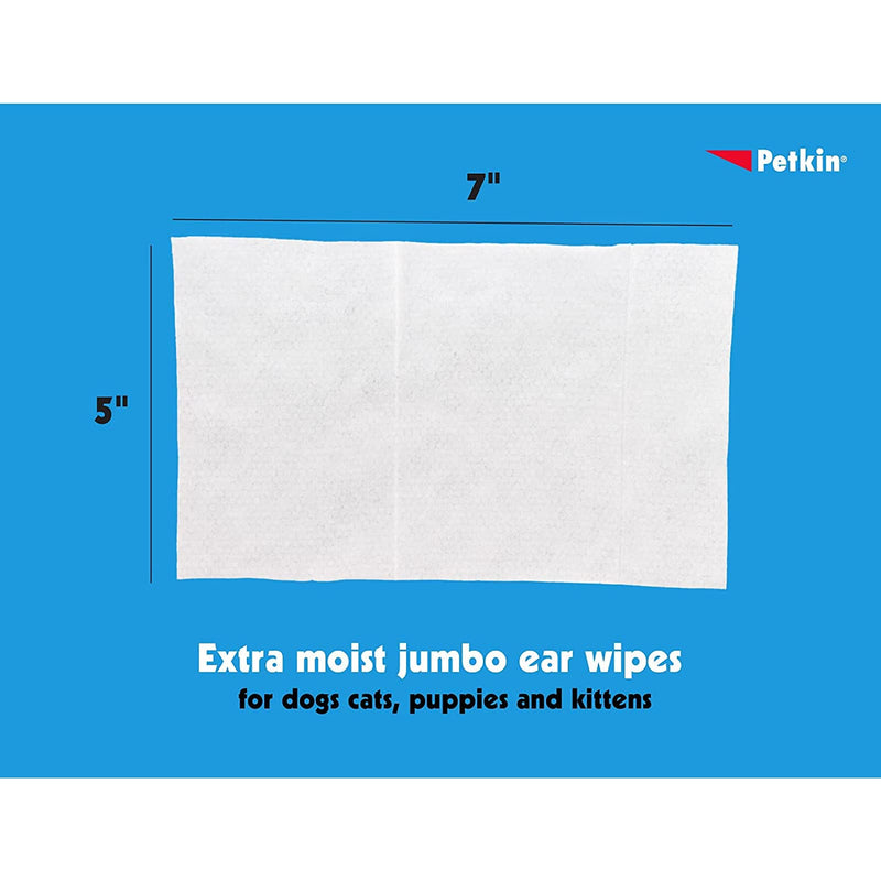 Petkin Ear Wipes for pets, 30 Pcs
