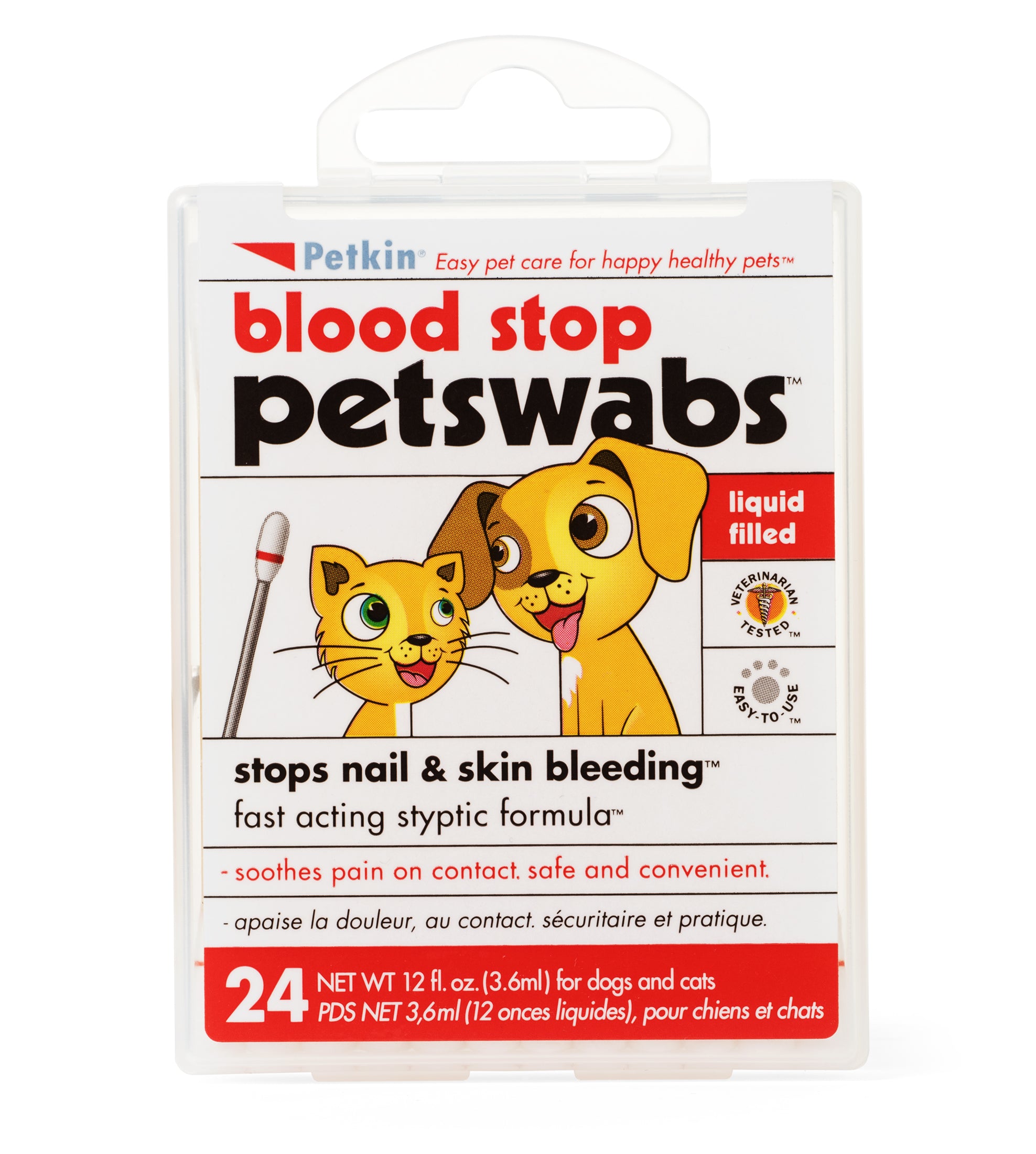 Petkin Blood Stop Petswabs - Pack of 2
