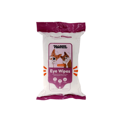 Pawpaya Pet Eye Wipes Made for All Cats and Dogs | 25 Wipes