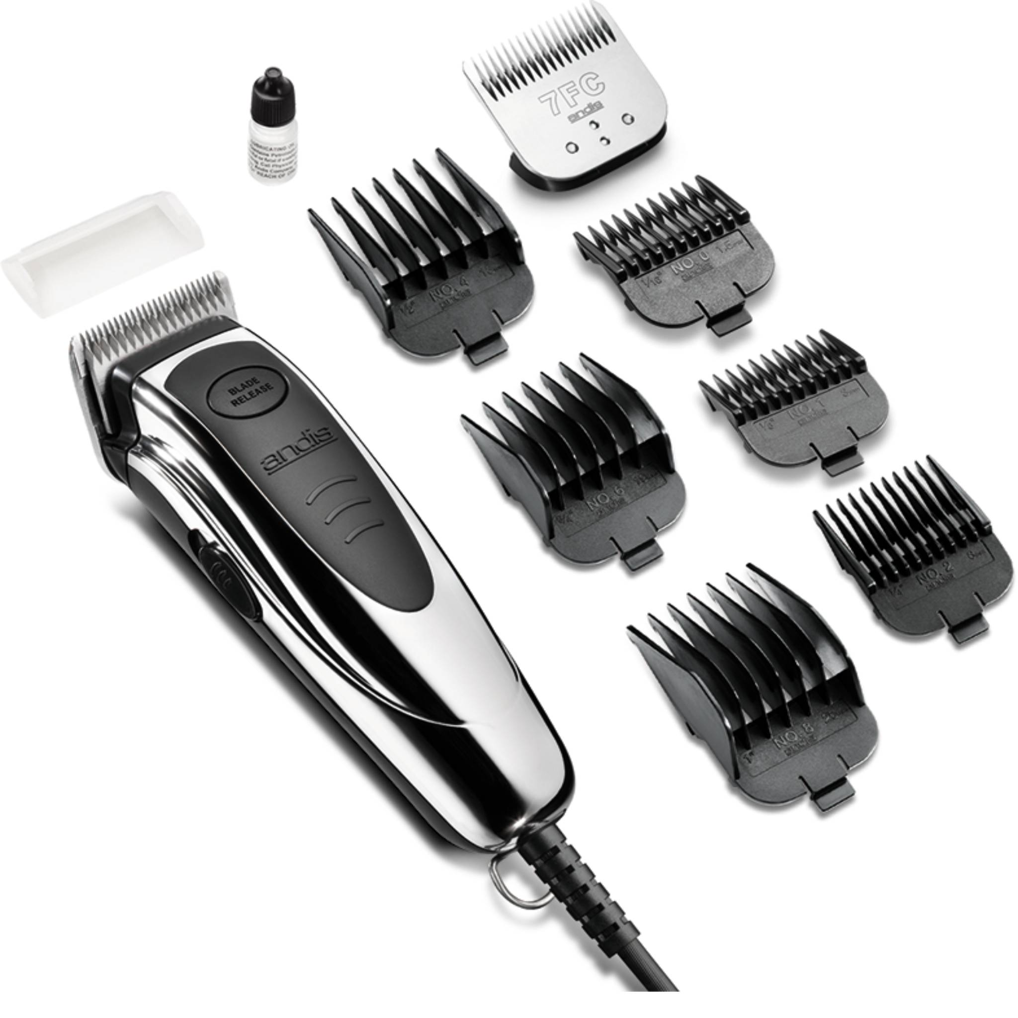 Andis RACD Powerful, Detachable Blade Clipper - Silver