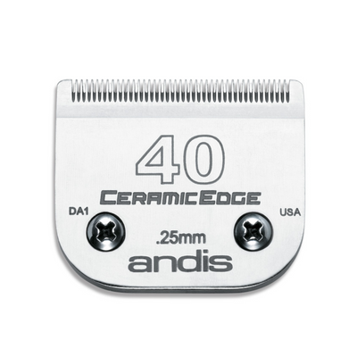 Andis 40 CeramicEdge Pet Clipper Blade 0.25 mm for Surgical Prep