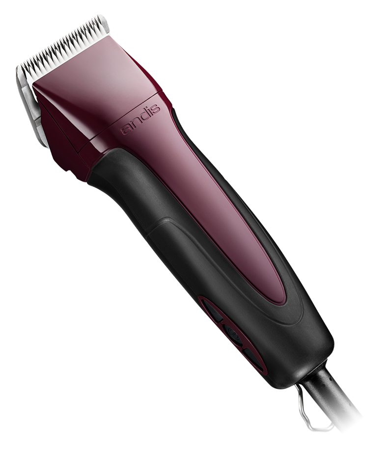 Andis  Excel 5-Speed Plus Detachable Blade Clipper - Burgundy - Black