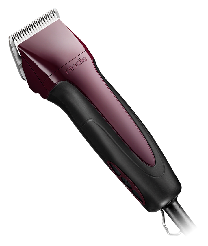Andis  Excel 5-Speed Plus Detachable Blade Clipper - Burgundy - Black
