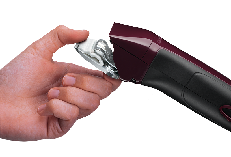 Andis  Excel 5-Speed Plus Detachable Blade Clipper - Burgundy - Black