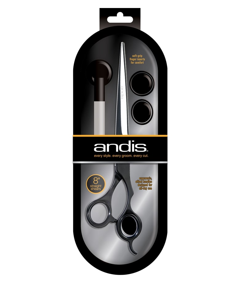 Andis Premium 8" Straight Shear For Professional Pet Groomer&