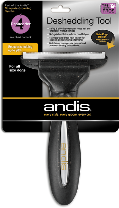 Andis Premium Deshedding Tool - Blade, Black - abkgrooming