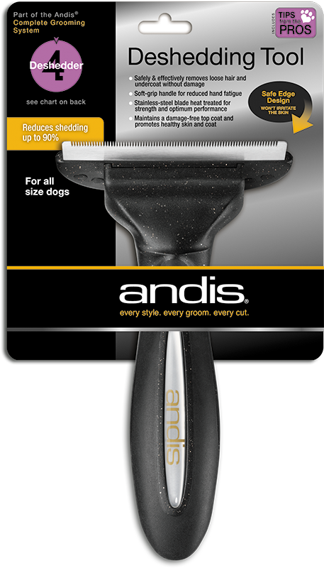 Andis Premium Deshedding Tool - Blade, Black - abkgrooming