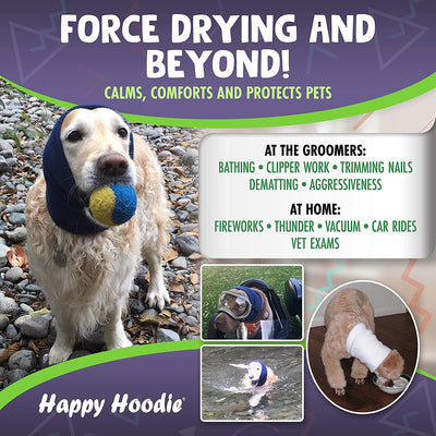 Happy Hoodie Dog Grooming Tool for Calming Dogs, Pack of 2 ( 1 S + 1 L)
