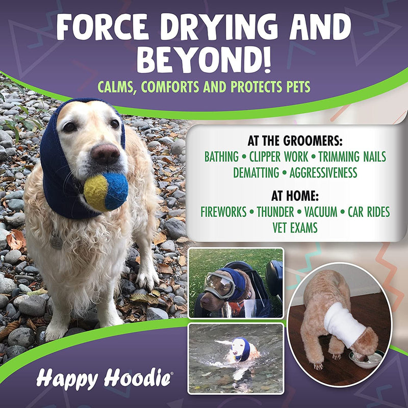 Happy Hoodie Dog Grooming Tool for Calming Dogs, Pack of 2 ( 1 S + 1 L)