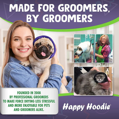 Happy Hoodie Dog Grooming Tool for Calming Dogs, Pack of 2 ( 1 S + 1 L)