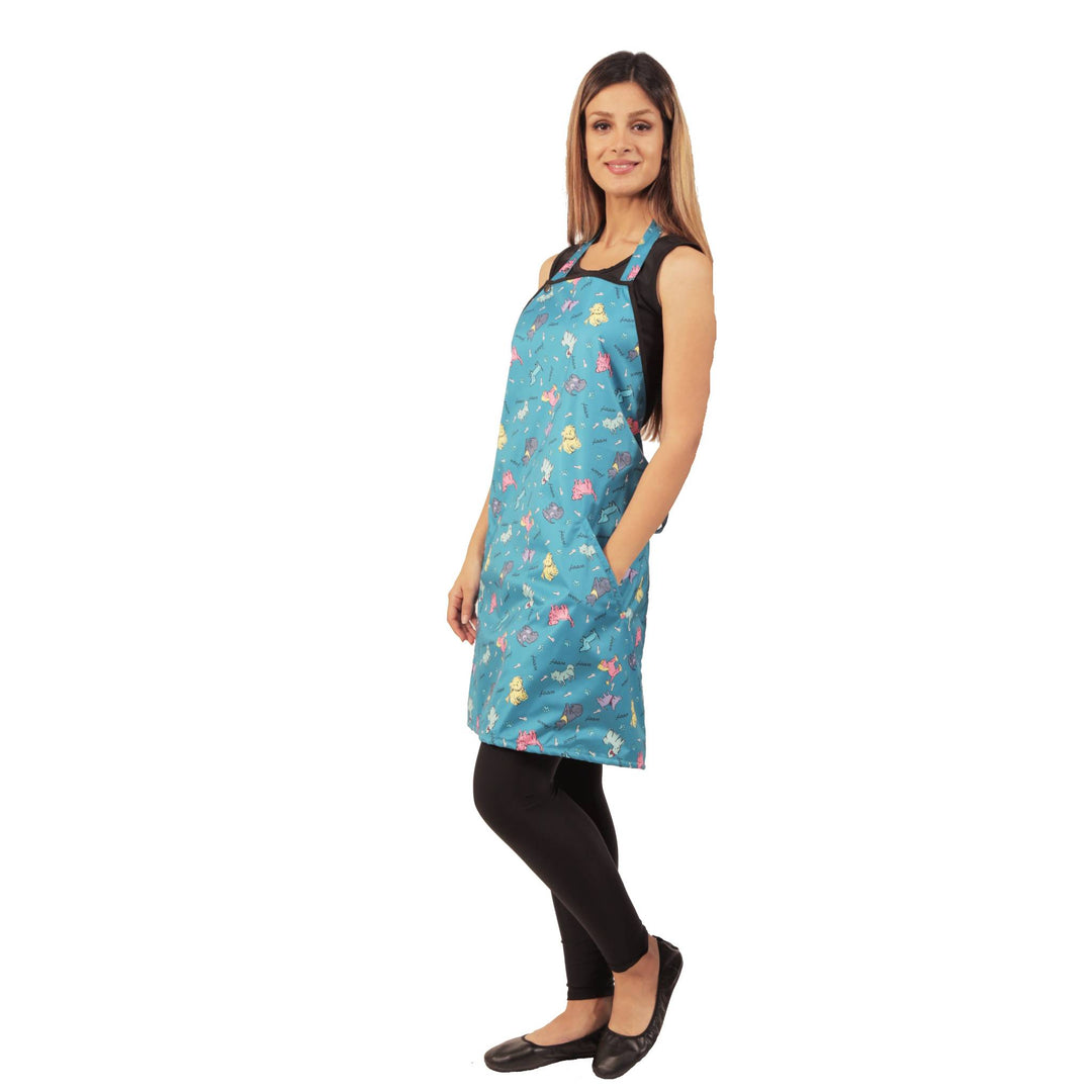 Bathing Apron, One Size Fits All, Blue